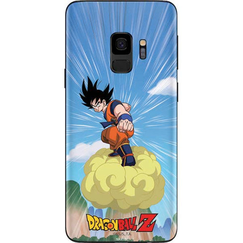 Dragon Ball Z Goku and Nimbus Galaxy S9 Skin